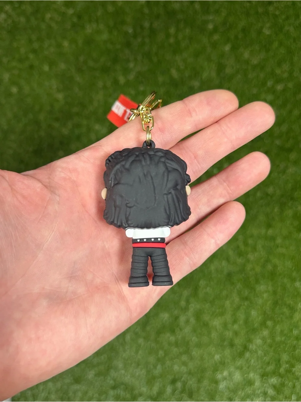 Red Michael Jackson Keychain with Red Strap